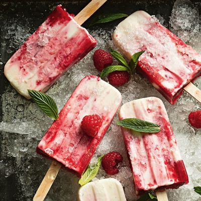 Raspberry & Yoghurt Sundae Pops