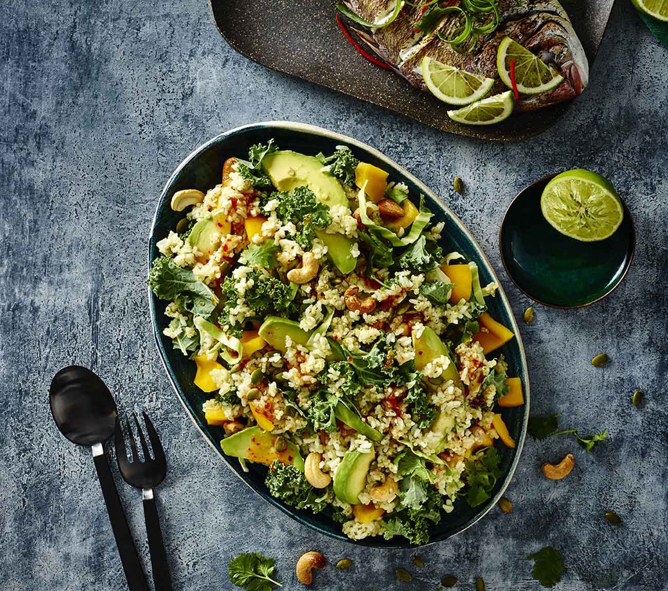 Coconut Rice, Quinoa & Kale Salad Recipe | Woolworths