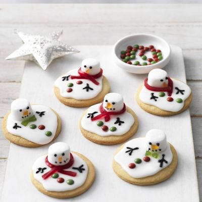 Melted Snowmen Cookies
