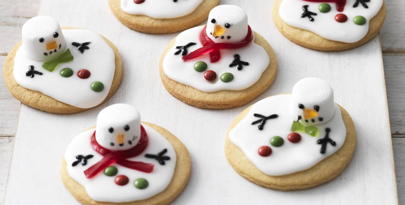 Melted Snowman Cookies