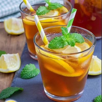 Mint, Lime & Green Tea Cooler