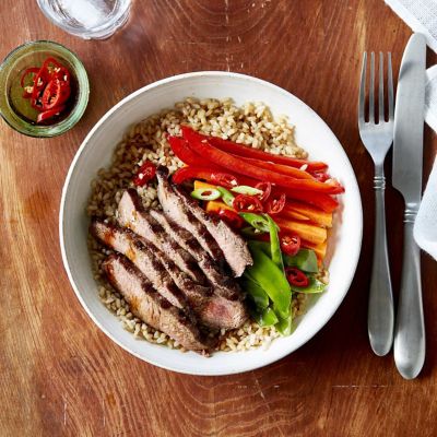 Beef Vitality Bowl with Flat-iron Steak