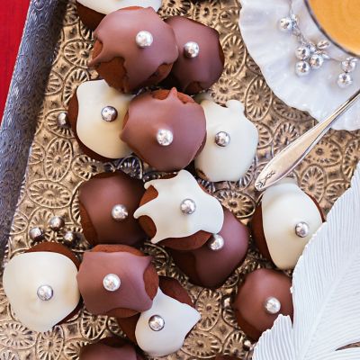 Chocolate Christmas Pudding Truffles