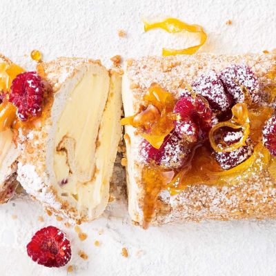 Lemon Berry Roulade