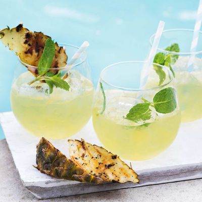 Pineapple & White Rum Sodas