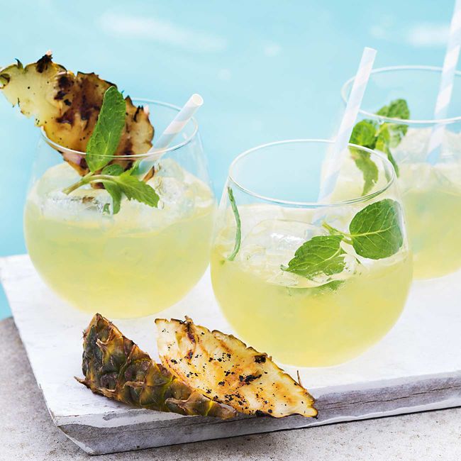 Pineapple & White Rum Sodas