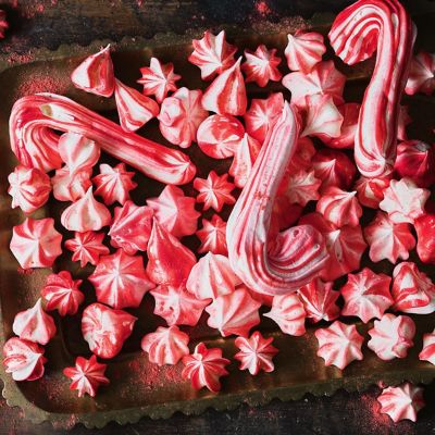 Stripy Mini Meringue Kisses