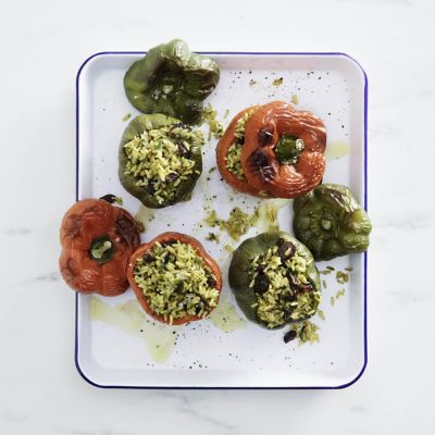 Stuffed Christmas Capsicums