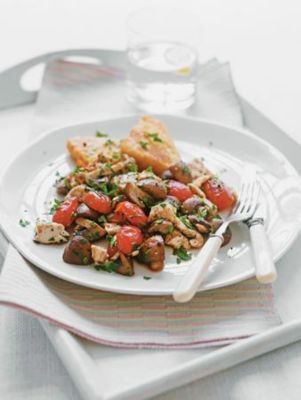 Mushroom Tofu Scramble