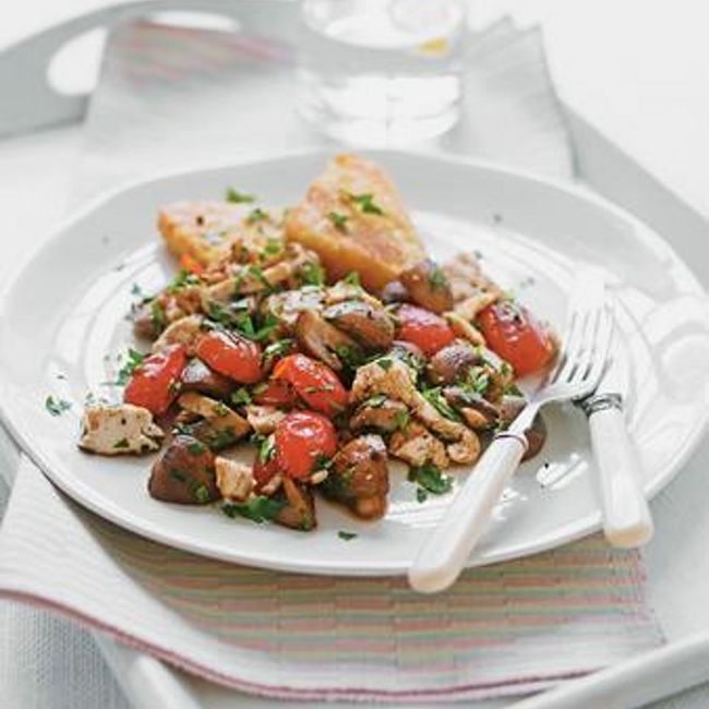 Mushroom Tofu Scramble