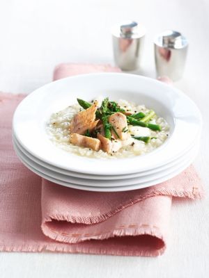Salmon & Asparagus Risotto