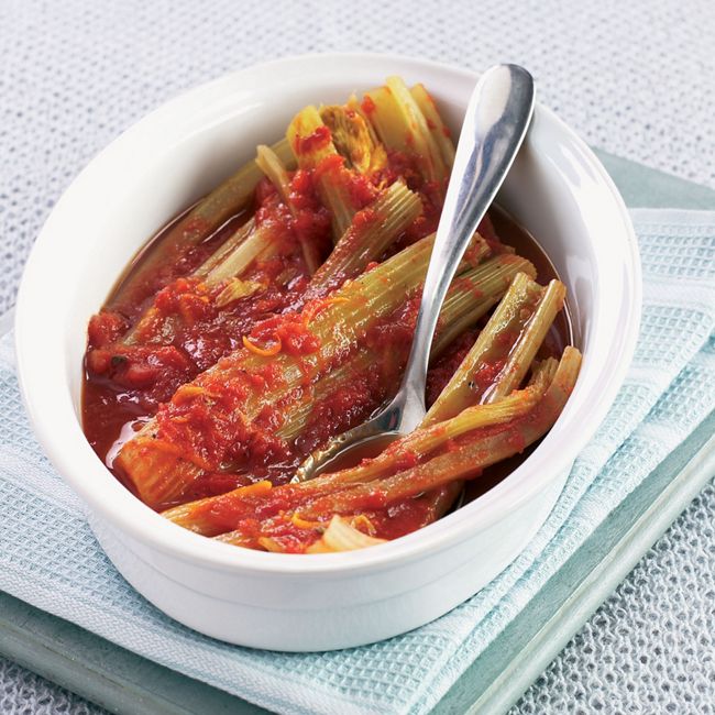 Braised Celery With Orange