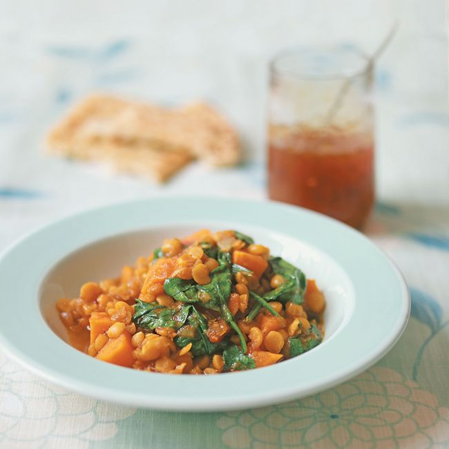 Masala Dahl With Sweet Potato
