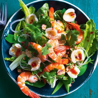 Asian Prawn, Lychee & Coriander Salad
