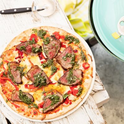BBQ Brazilian Steak Pizza