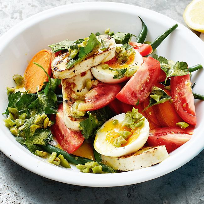 Haloumi Nicoise