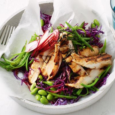 Miso Chicken & Japanese Slaw