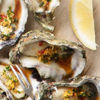 Oysters With Lime & Chilli