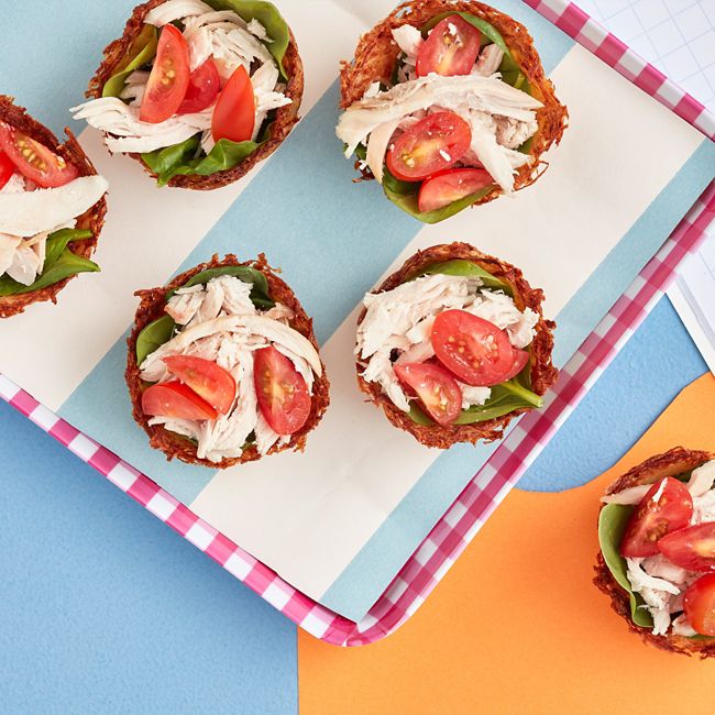 Potato Rosti Cups With Chicken