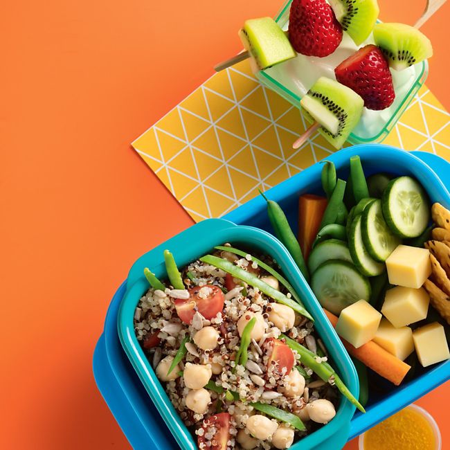 Quinoa & Chickpea Salad + Snacks