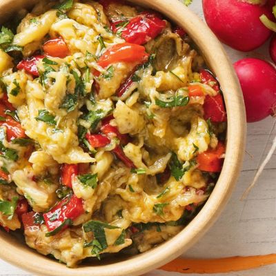 Rustic Smokey Eggplant Dip