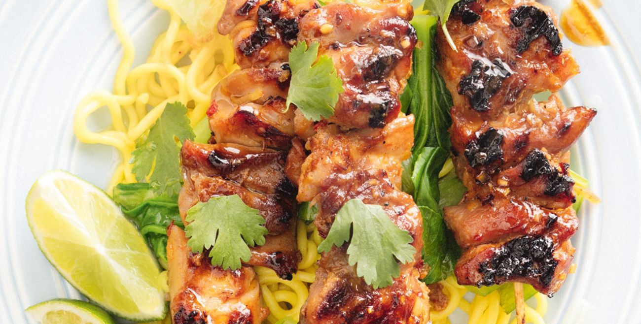 Sambal Chicken Skewers Recipe