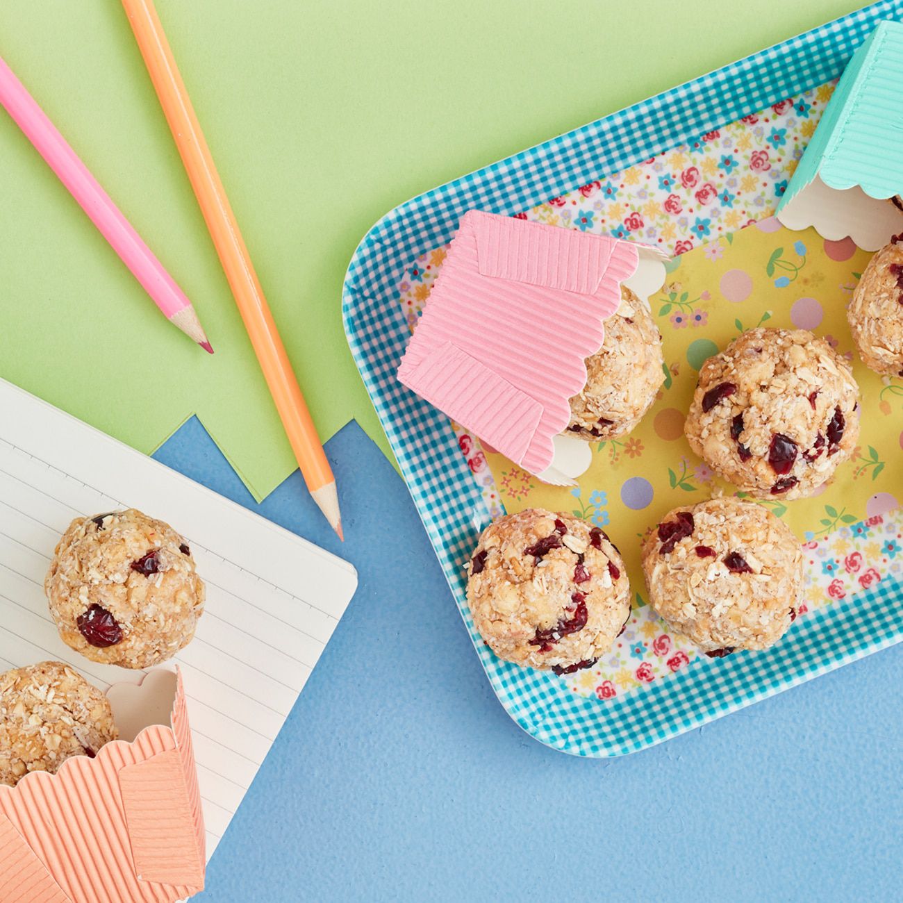 Spiced apple cranberry balls