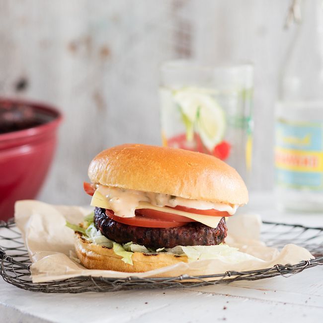 Veggie Patch Burger With Secret Sauce