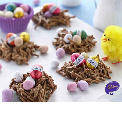 Crunchy Milk Chocolate Easter Egg Nests