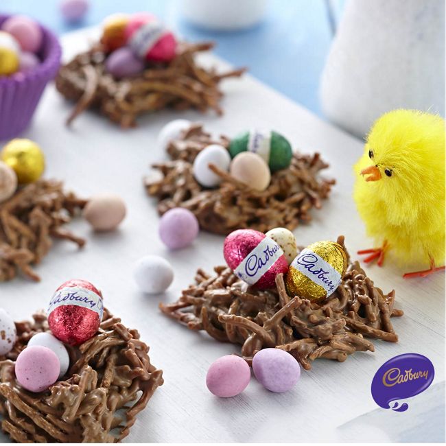 Crunchy Milk Chocolate Easter Egg Nests