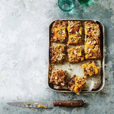 Apricot, Nut & Seed Slice