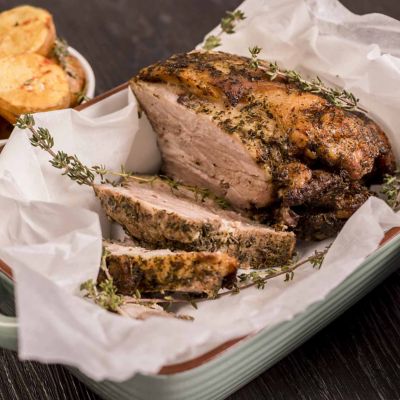 Bruemar Easy Carve Pork Scotch Roast With Gravy