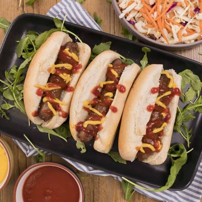 Quick And Easy Top Table Wagyu Sausage Hot Dogs