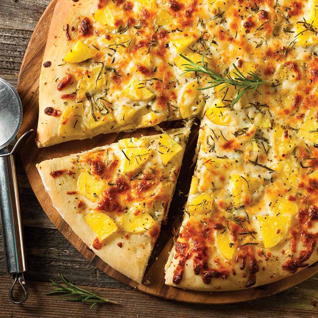 Chicken And Potato Pizza
