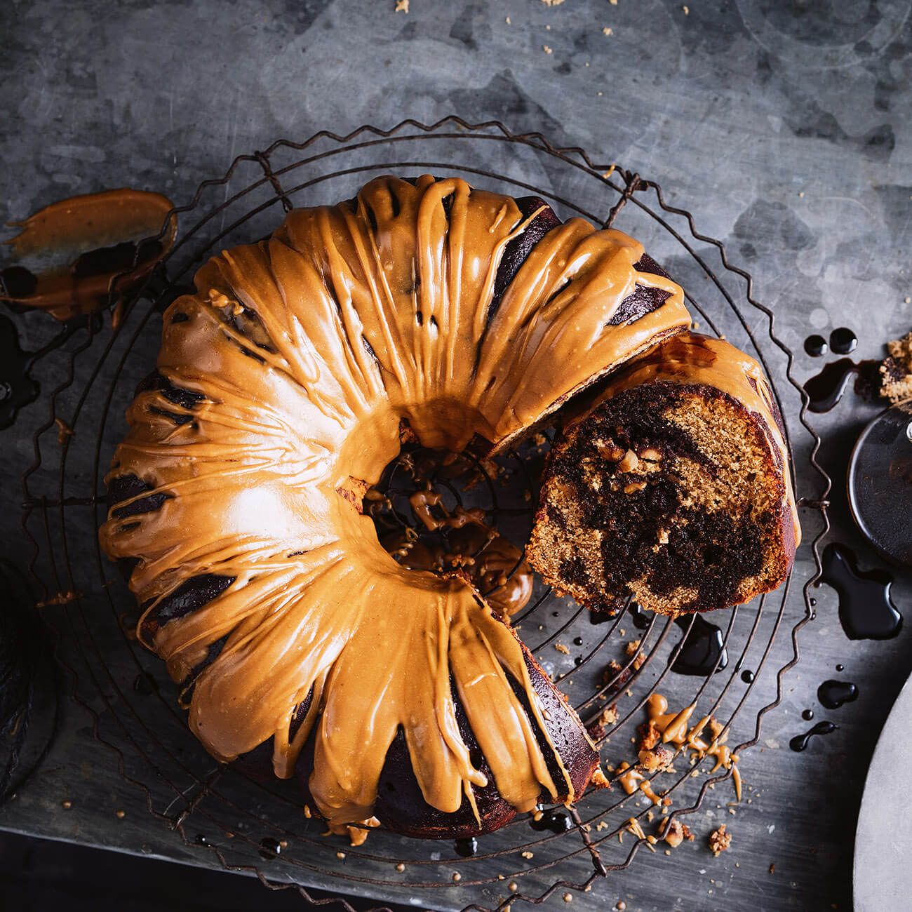 Coffee streusel bundt cake