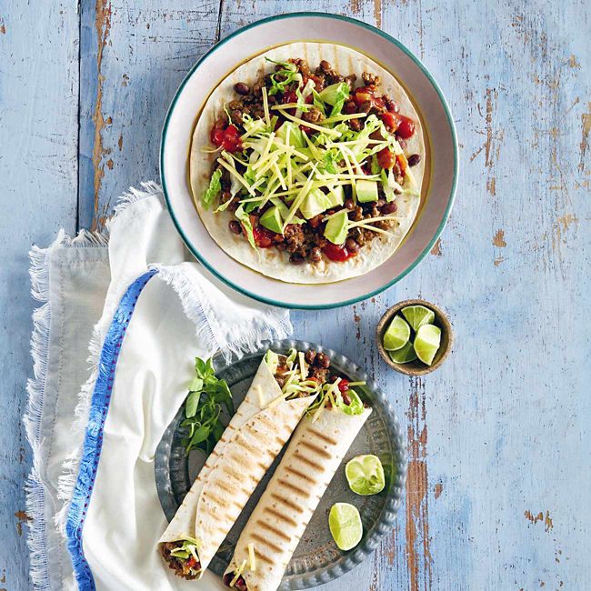 Beef & Bean Burrito