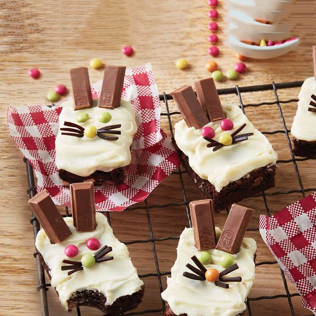 Easter Bunny Brownies