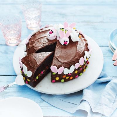 Easter Bunny Chocolate Cake