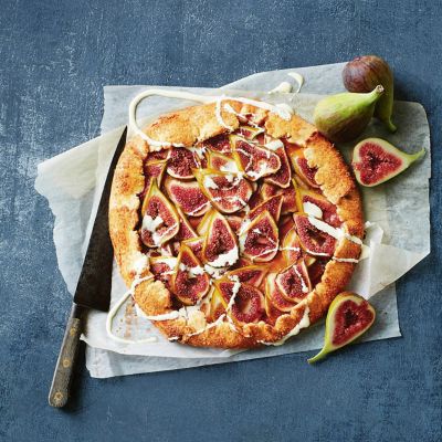 Fresh Fig & Apricot Free-Form Tart