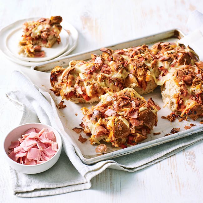 Hot Cross Bun Pull-Apart Pizza