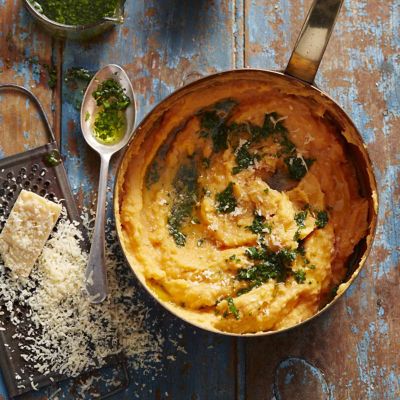 Sweet Potato Mash With Parsley Oil