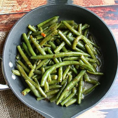 Mulgowie Cleaned & Cut Green Beans With A Balsamic Dressing