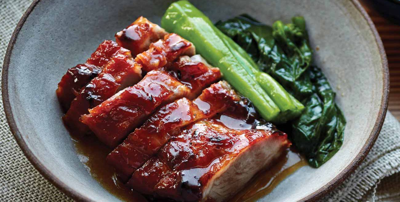 Chinese barbecued pork sale