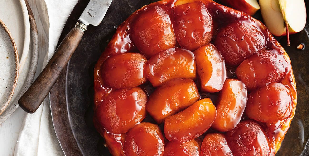 4-ingredient leftover apple tarte tatin