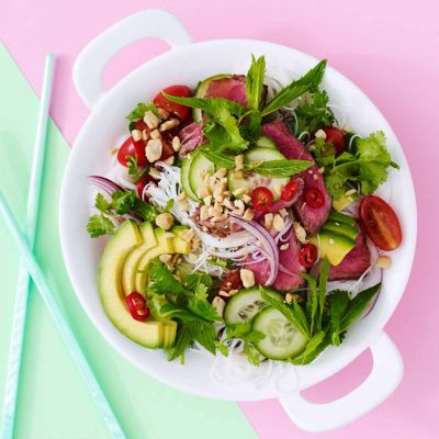 Avocado And Thai Beef Salad Stir-Fry