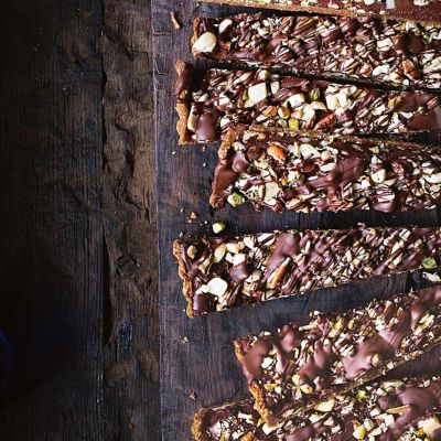 Chocolate & Roast Nut Tart