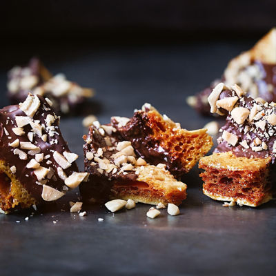 Chocolate-Coated Honeycomb Bites
