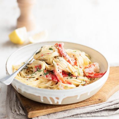 Creamy Leftover Prawn Pasta