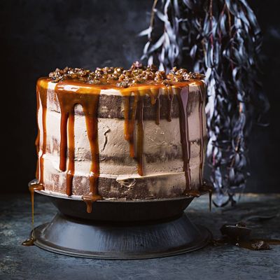 Rum & Raisin Chocolate Cake