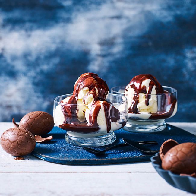 Salted Chocolate Easter Egg Sauce